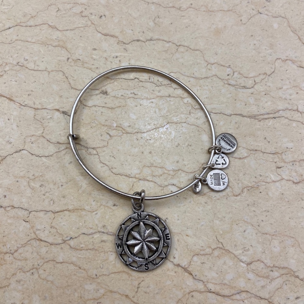 Alex and Ani Compass Charm Bracelet